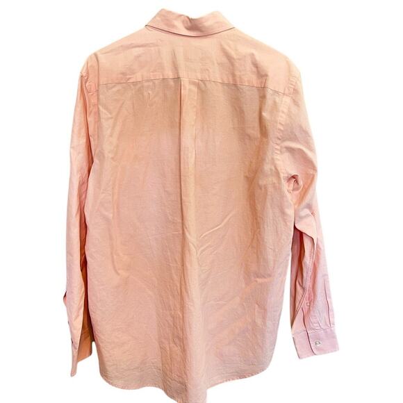 Vineyard Vines Mens Large Tucker Shirt Classic Fit Orange Coral Spring Easter - Picture 2 of 6